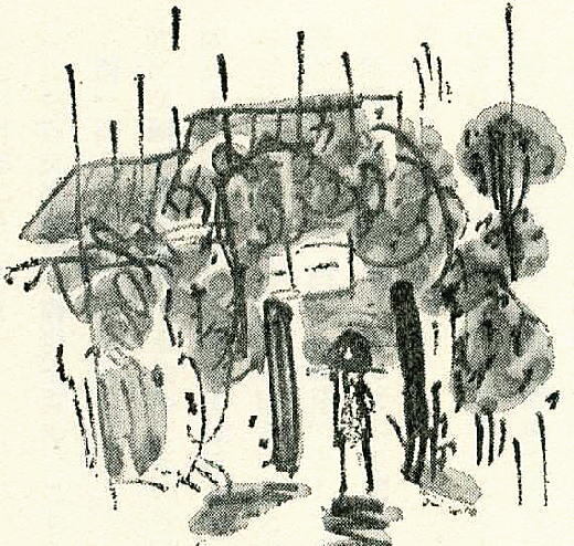 完成品 下落合を描いた画家たち・中村忠二。(2): 落合学（落合道人） 絵画
