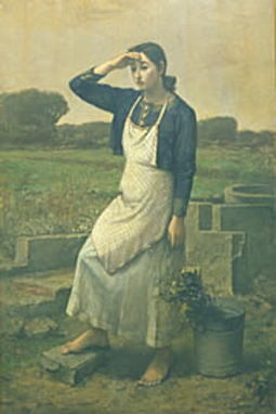 鬼頭鍋三郎「手をかざす女」1934.jpg